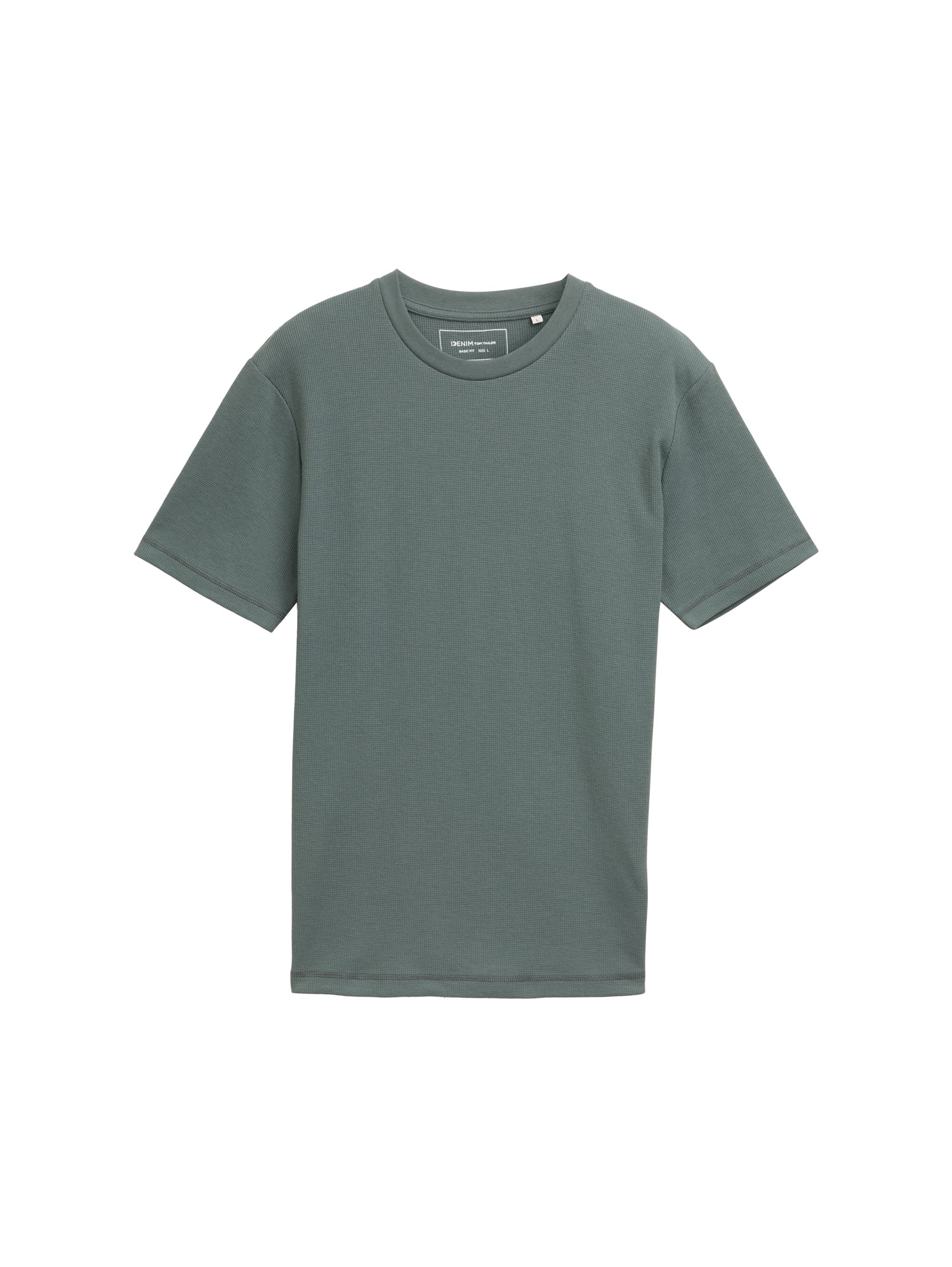 Tom Tailor Denim Strukturiertes T-Shirt für Herren mit optimalen Tragekomfort