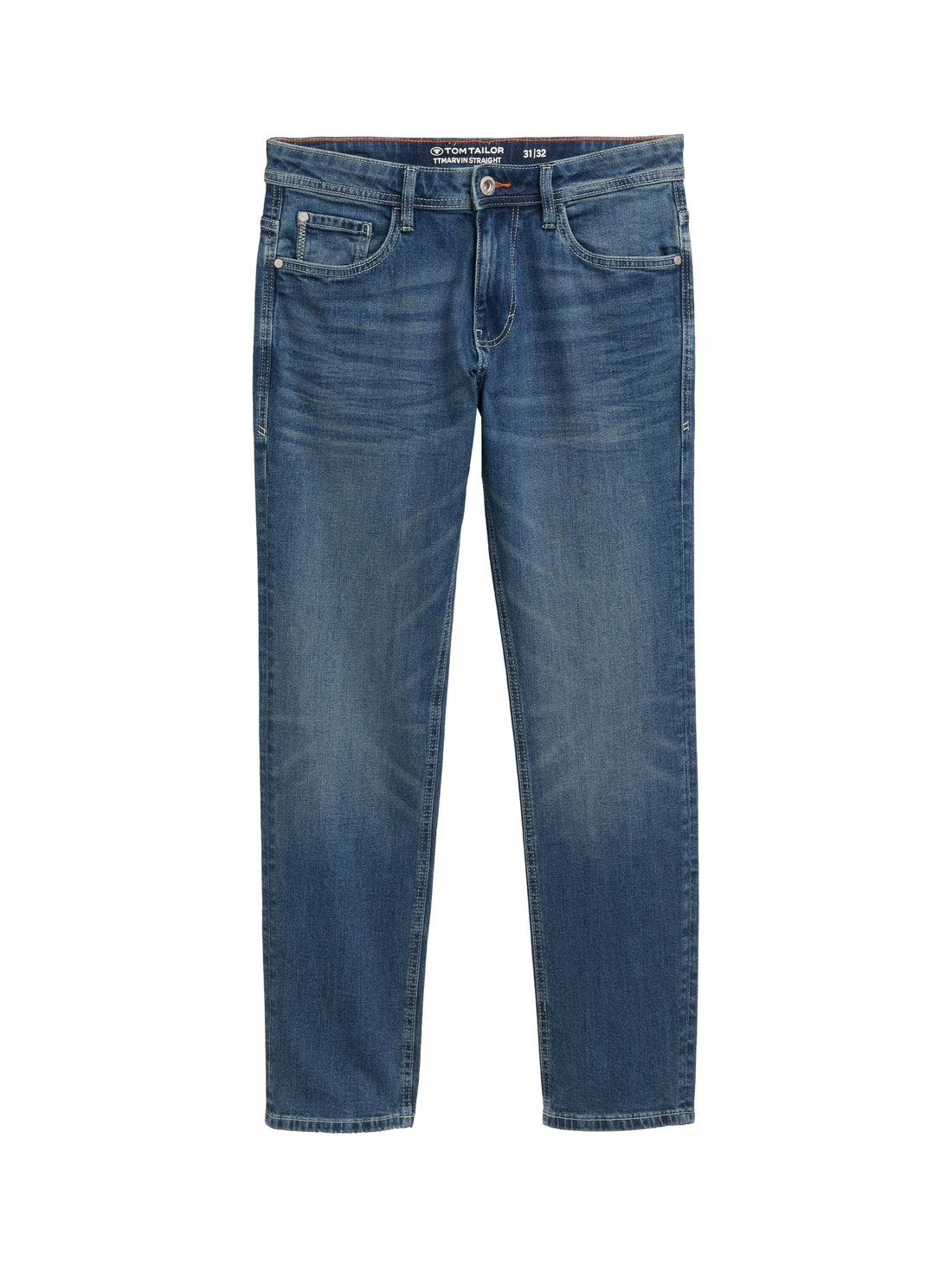 Tom Tailor Denim TTMARVIN Straight Jeans mit Stretch Male &amp; Female used mid stone blue