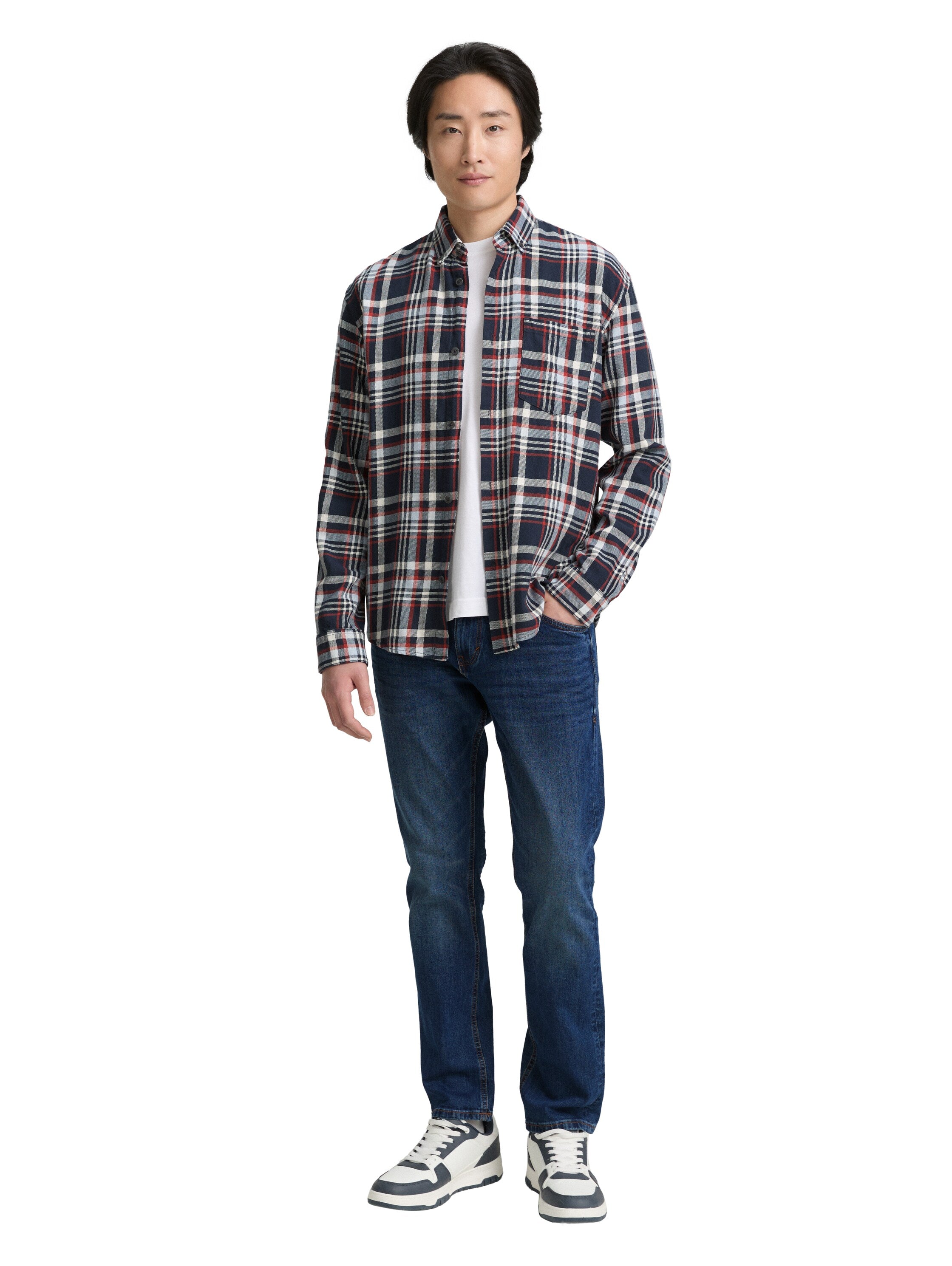 Tom Tailor Denim Regular Slim Jeans Herren Stretch
