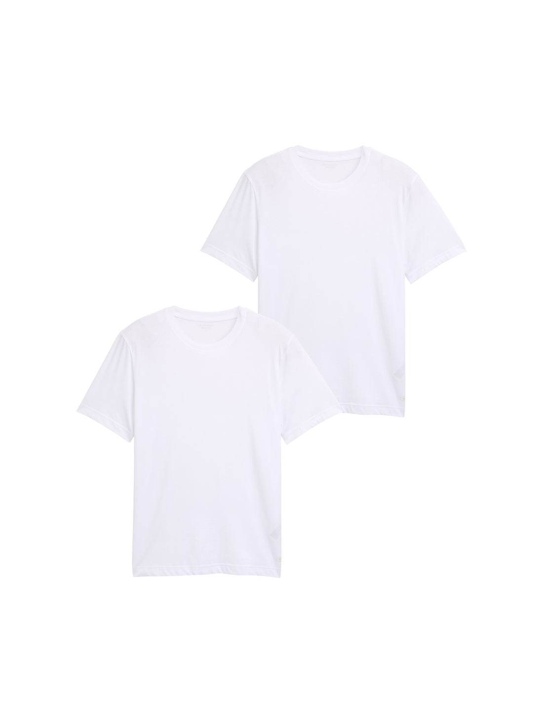 Tom Tailor Denim Male &amp; Female Basic T-Shirts 2er-Pack Herren Schwarz