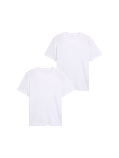 Tom Tailor Denim Male Basic T-Shirts 2er-Pack Baumwolle