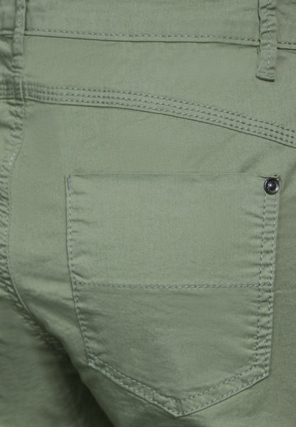 Street One Damen 3/4 Cargohose Casual Fit Slim Legs
