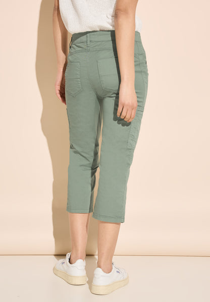 Street One Damen 3/4 Cargohose Casual Fit Slim Legs