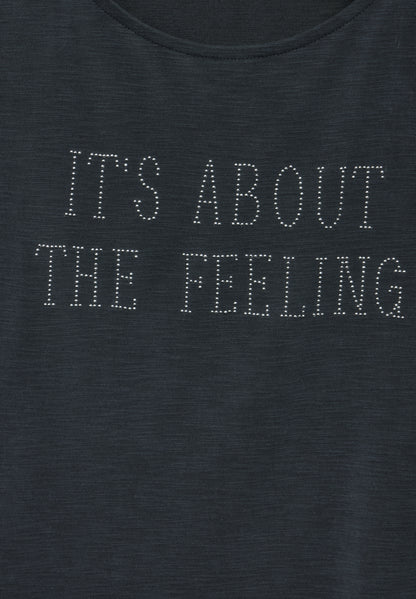 Street One T-Shirt mit Schriftzug Damen Sommer Must-Have