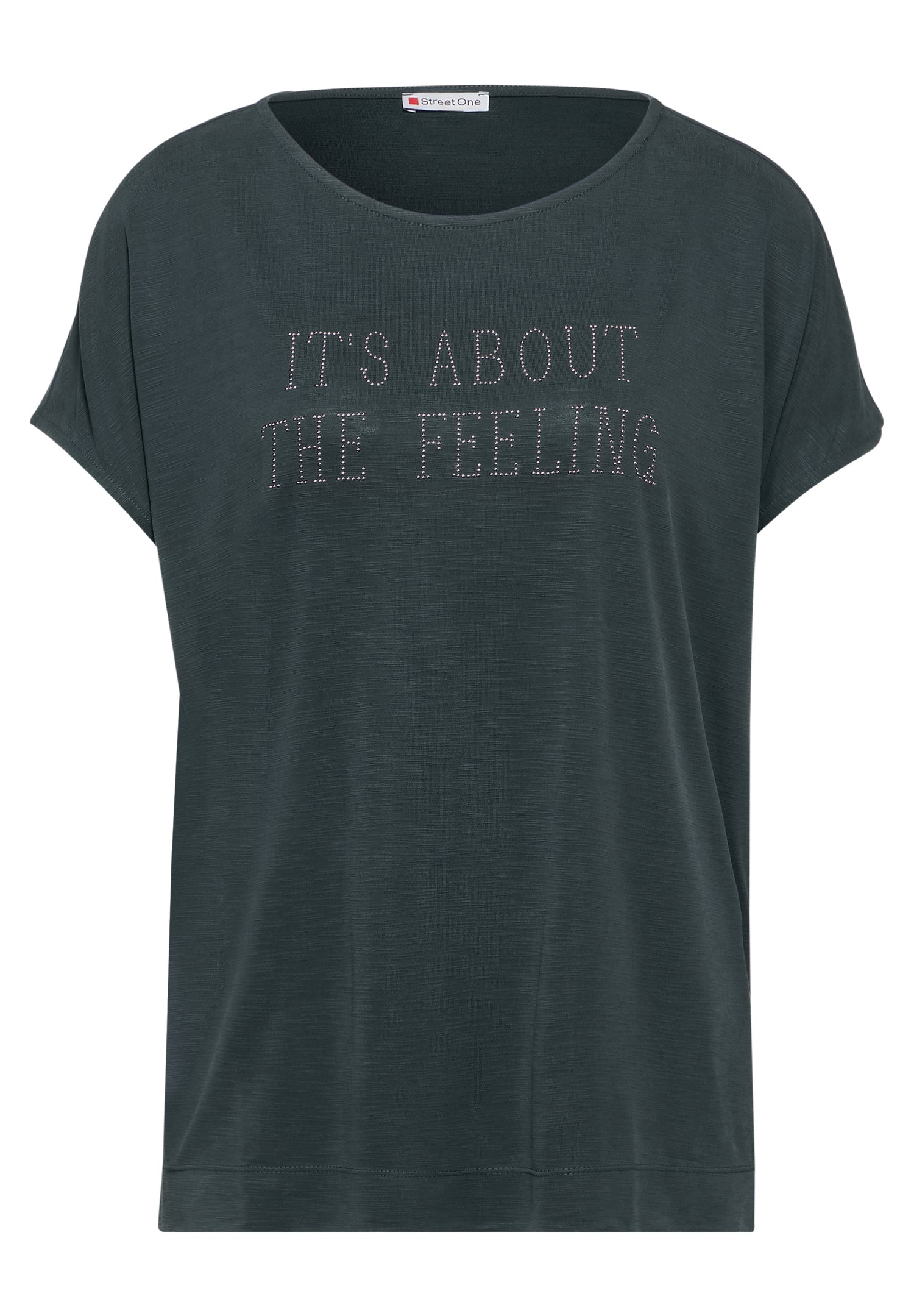 Street One T-Shirt mit Schriftzug Damen Sommer Must-Have