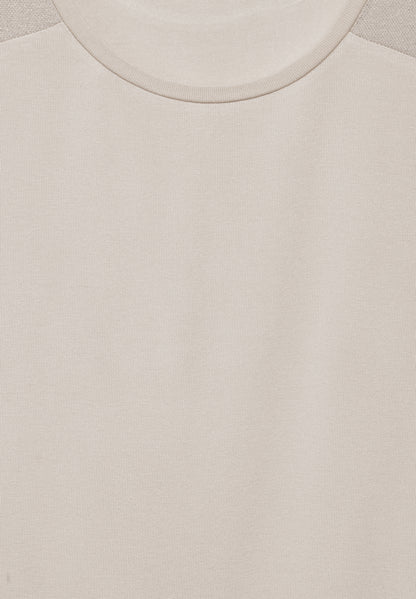 Street One T-Shirt Damen Glanz-Detail Elegant