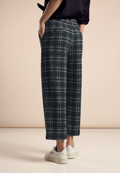 Street One Hose Casual Fit Damen High Waist Straight Legs