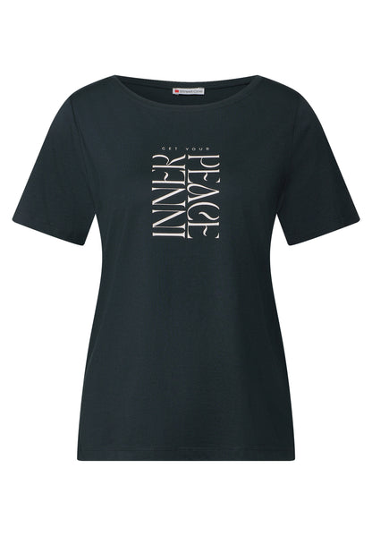 Street One T-Shirt Damen Modernes Wording Print Komfortabel