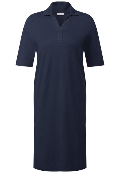 CECIL Knielanges Polo-Kleid Damen Stretch