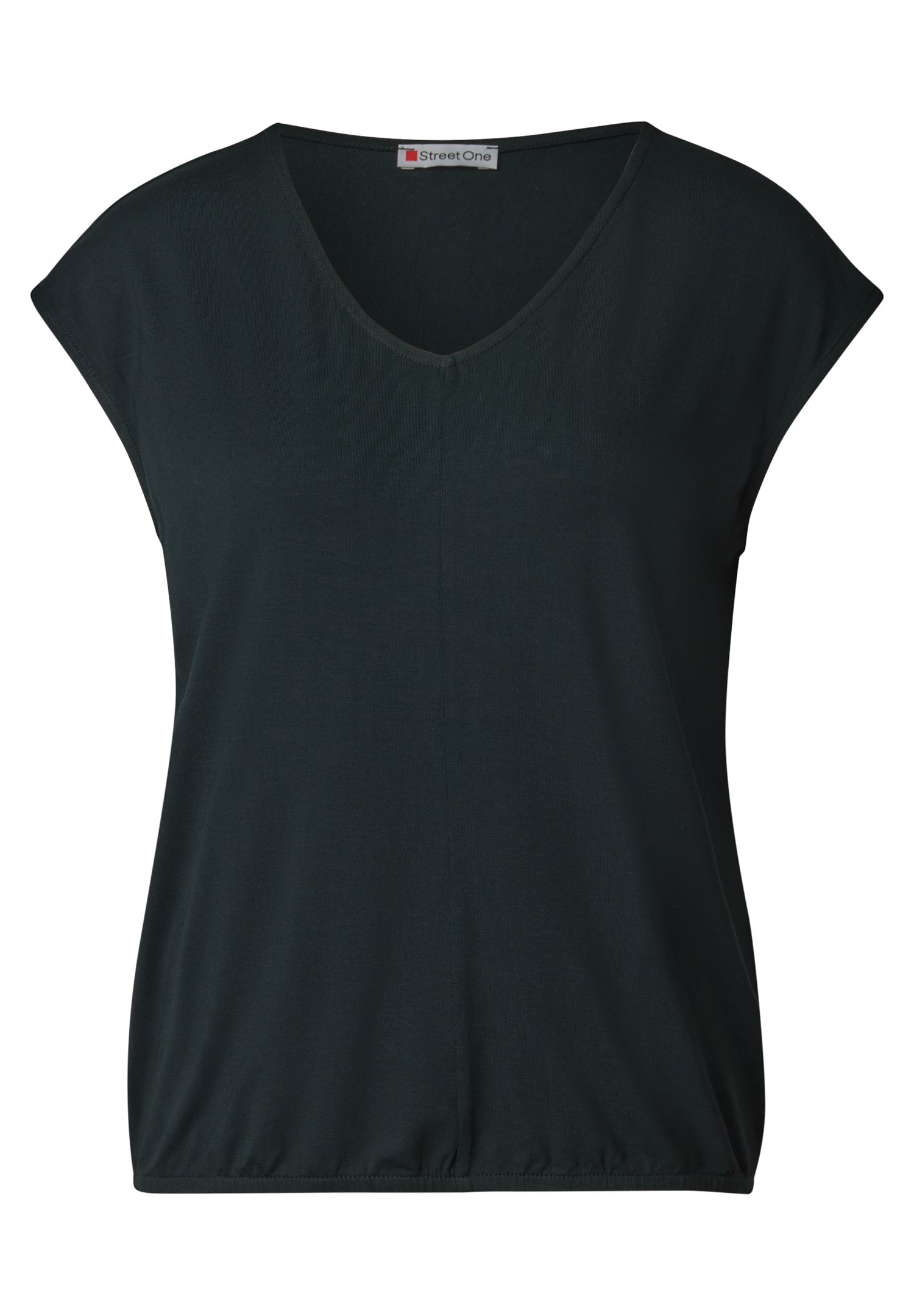 Street One V-Neck Jersey-Shirt Damen lässiger Look