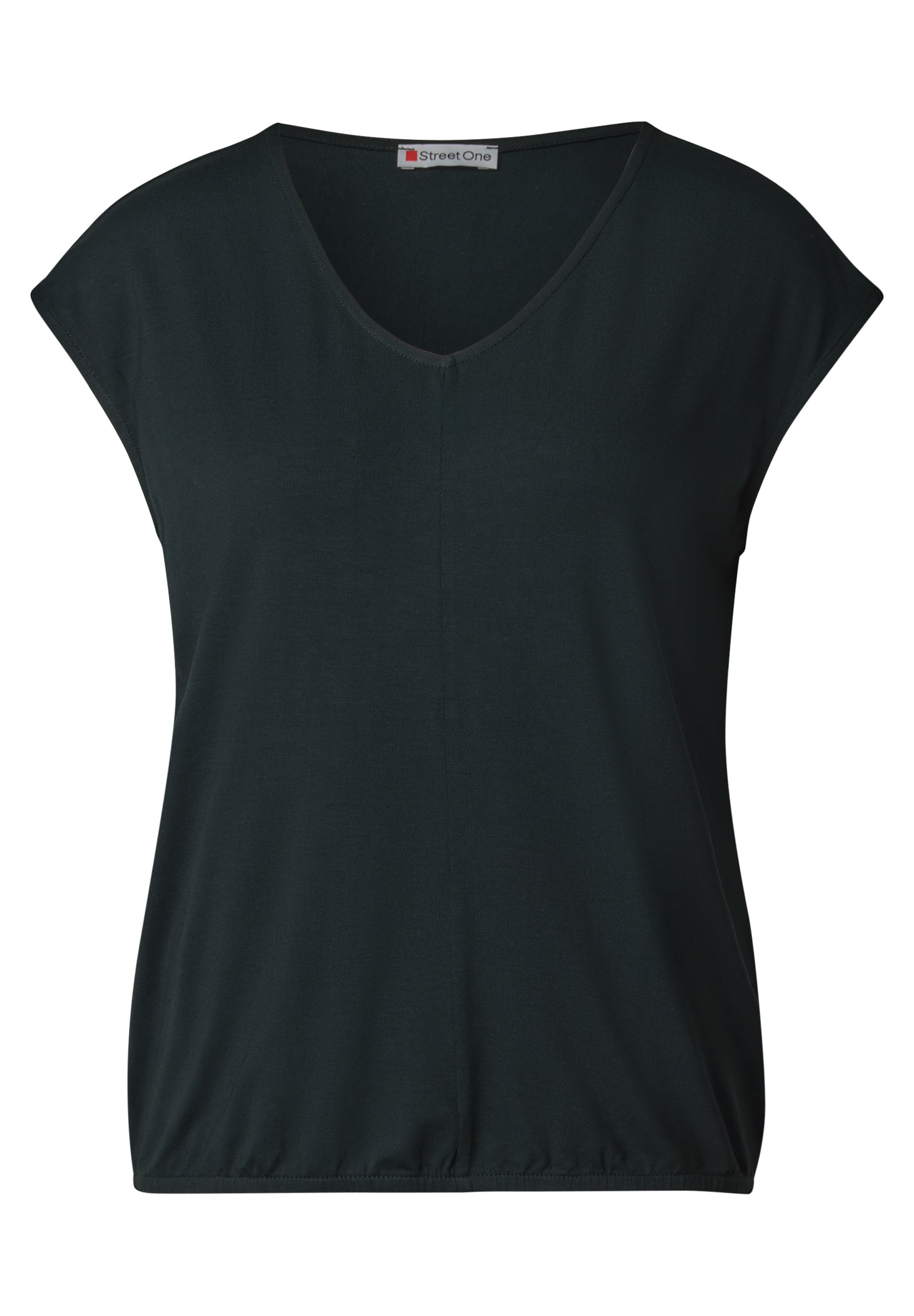 Street One V-Neck Jersey-Shirt Damen lässiger Look