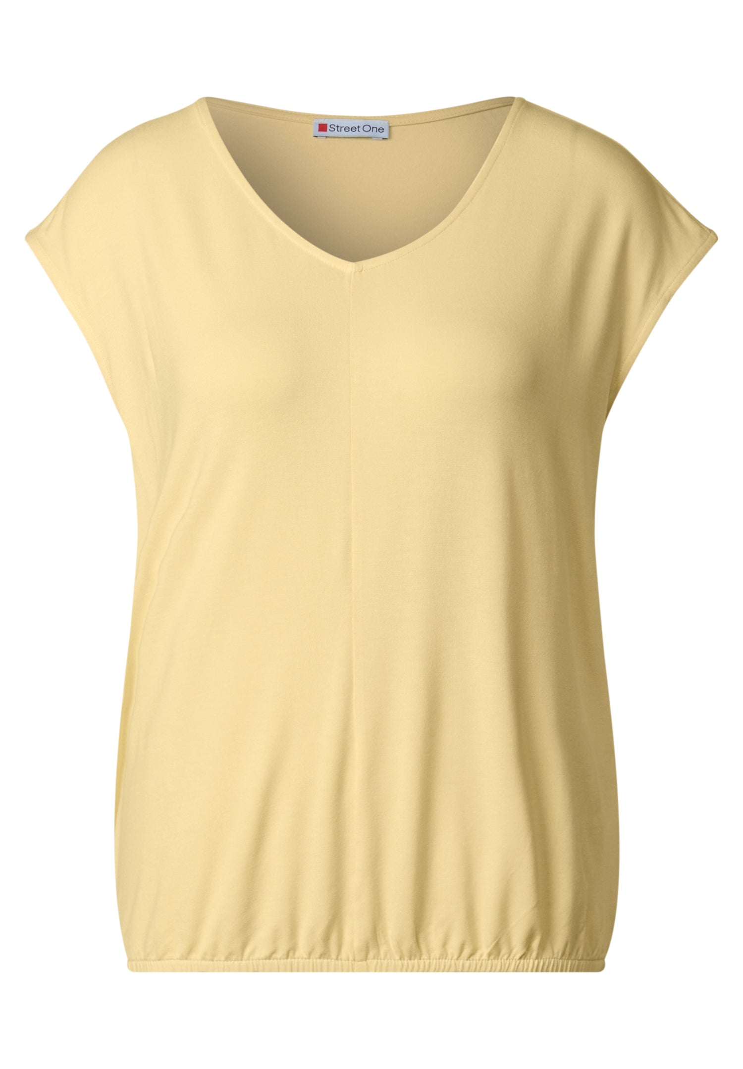 Street One V-Neck Jersey-Shirt Damen lässiger Look