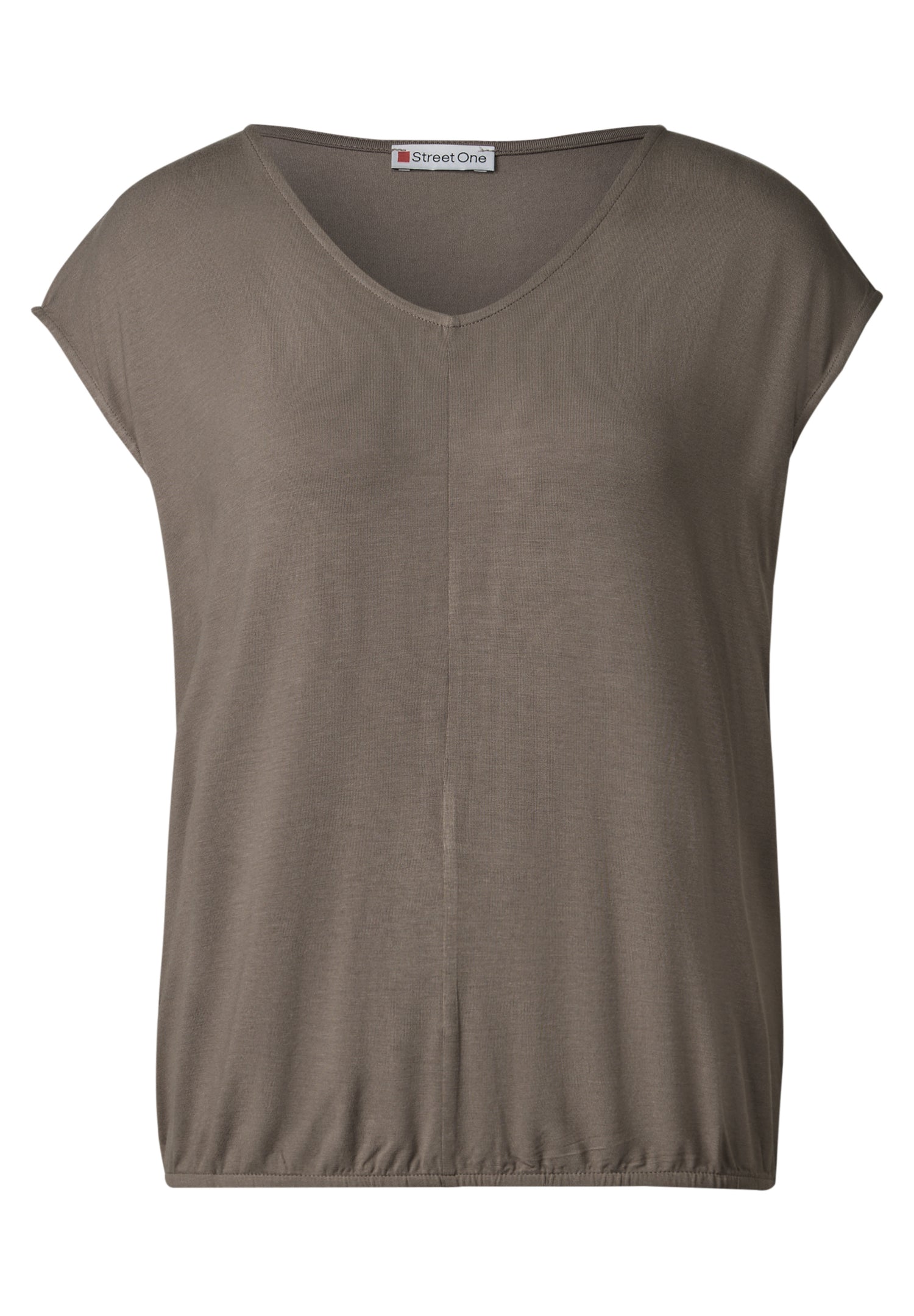 Street One V-Neck Jersey-Shirt Damen lässiger Look