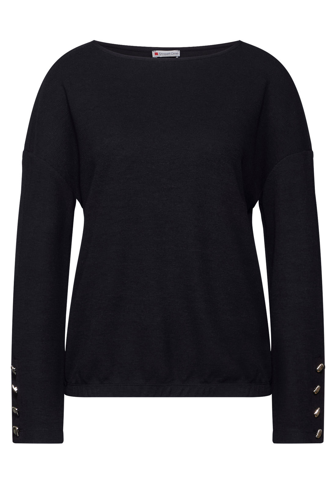 Street One Shirt mit Knopfdetail Damen Femininer Look