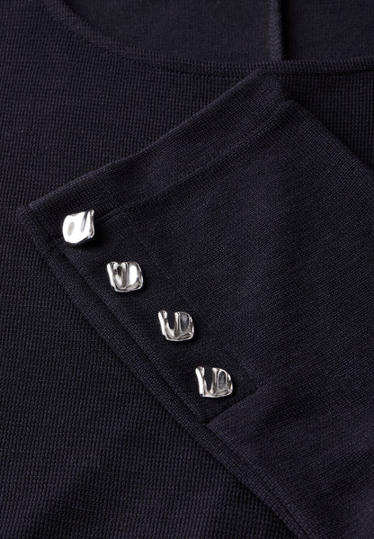 Street One Shirt mit Knopfdetail Damen Femininer Look