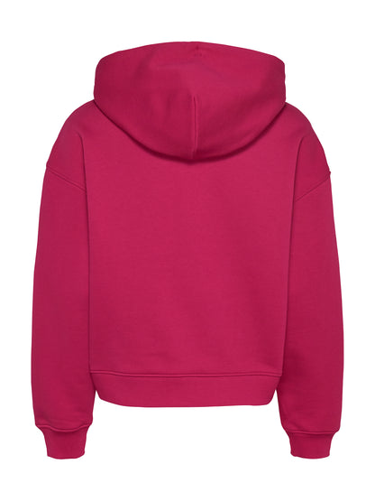 TJW BXY BADGE HOODIE EXT - Damen - Brilliant Berry