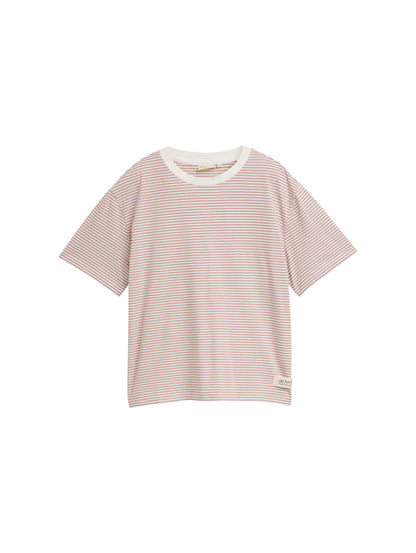 Tom Tailor Denim Boxy Fit T-Shirt Female Weiß