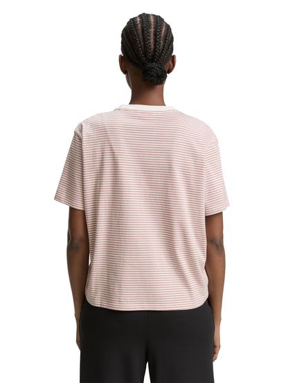 Tom Tailor Denim Boxy Fit T-Shirt Female Weiß