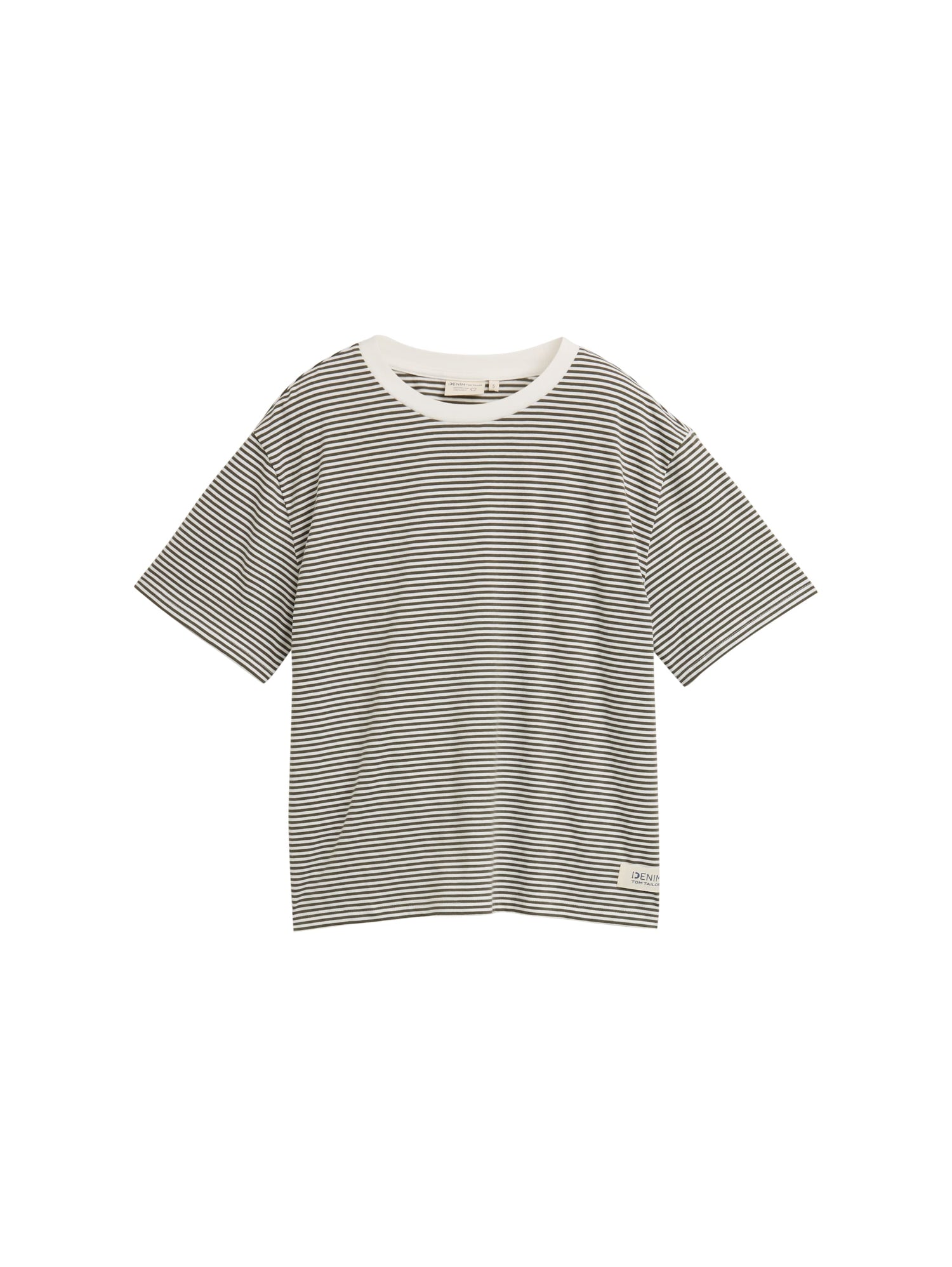 Tom Tailor Denim Boxy Fit T-Shirt Female Weiß