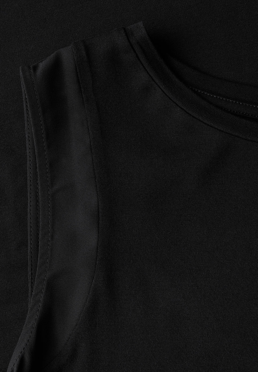 Street One Knielanges Damenkleid mit femininen Chiffon-Details