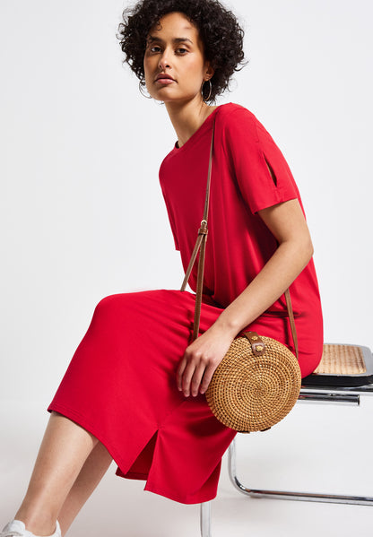 Street One Midi T-Shirt-Kleid Damen Sommerluftig