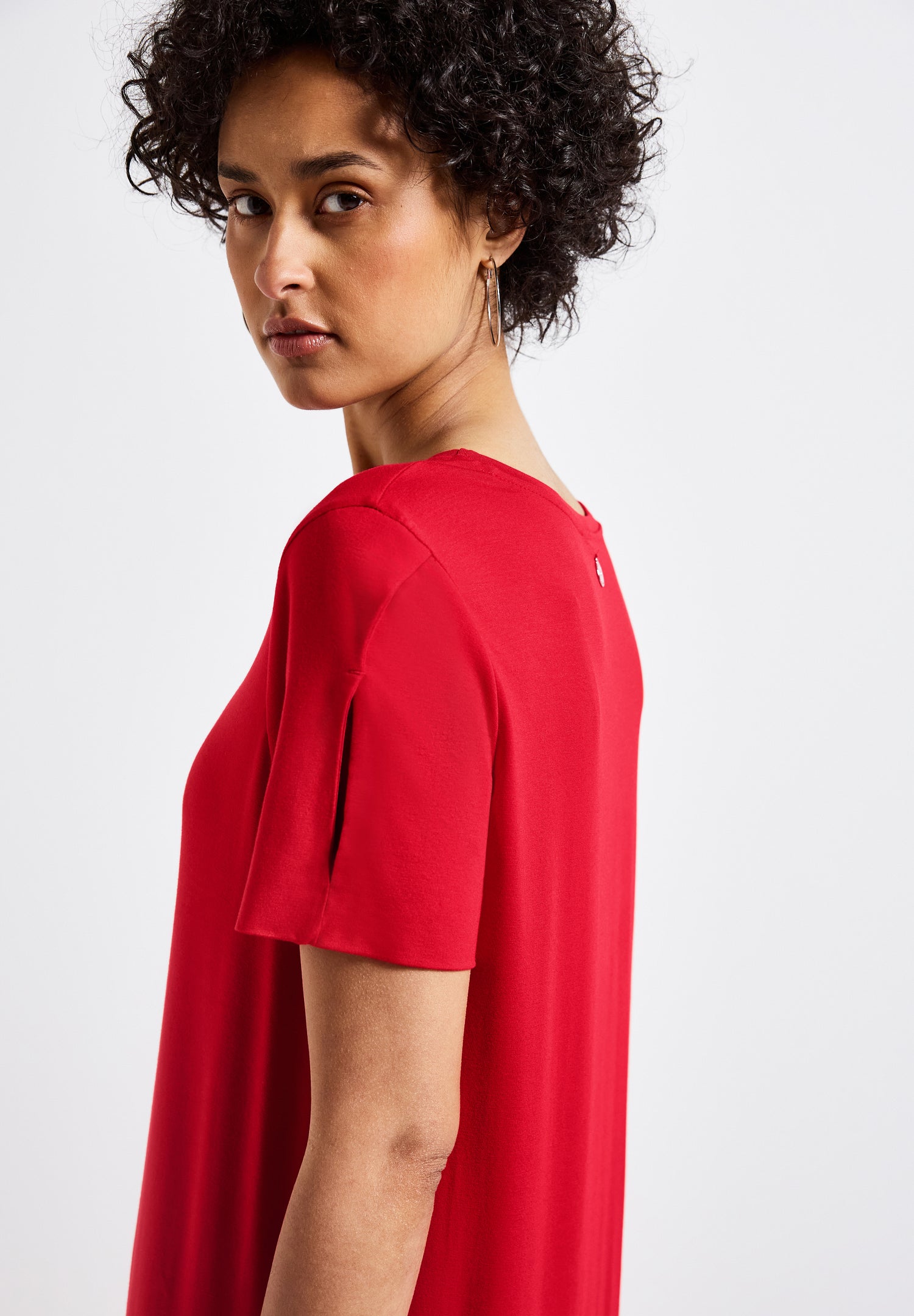 Street One Midi T-Shirt-Kleid Damen Sommerluftig