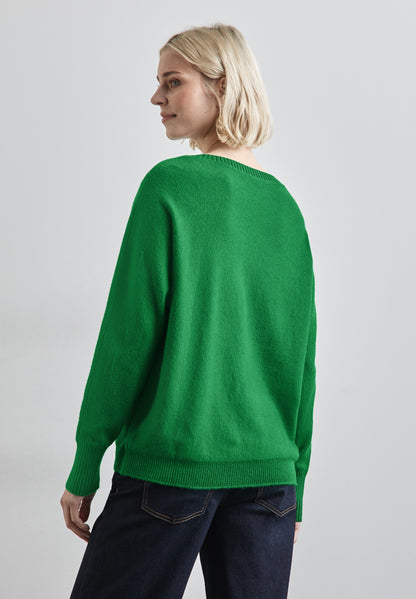 Street One Dolman Pullover Damen Komfortabler Strickpullover