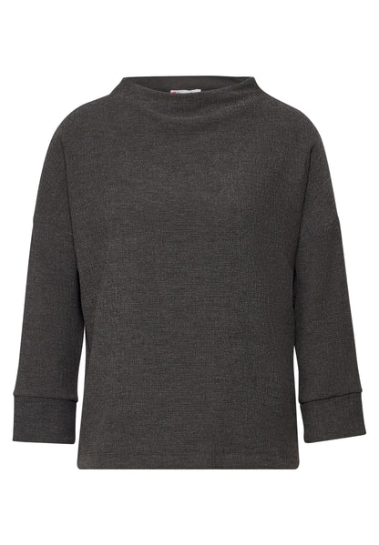 Street One Strukturshirt Damen Elegant mit Turtleneck