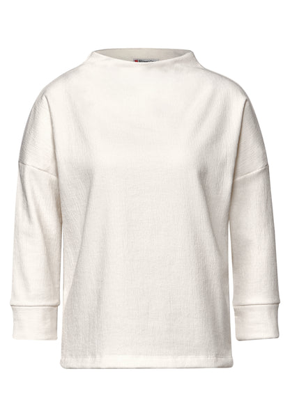 Street One Strukturshirt Damen Elegant mit Turtleneck