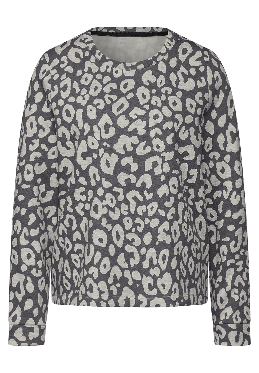 Street One Sweatshirt Damen Leo-Look Tragekomfort Baumwollmix