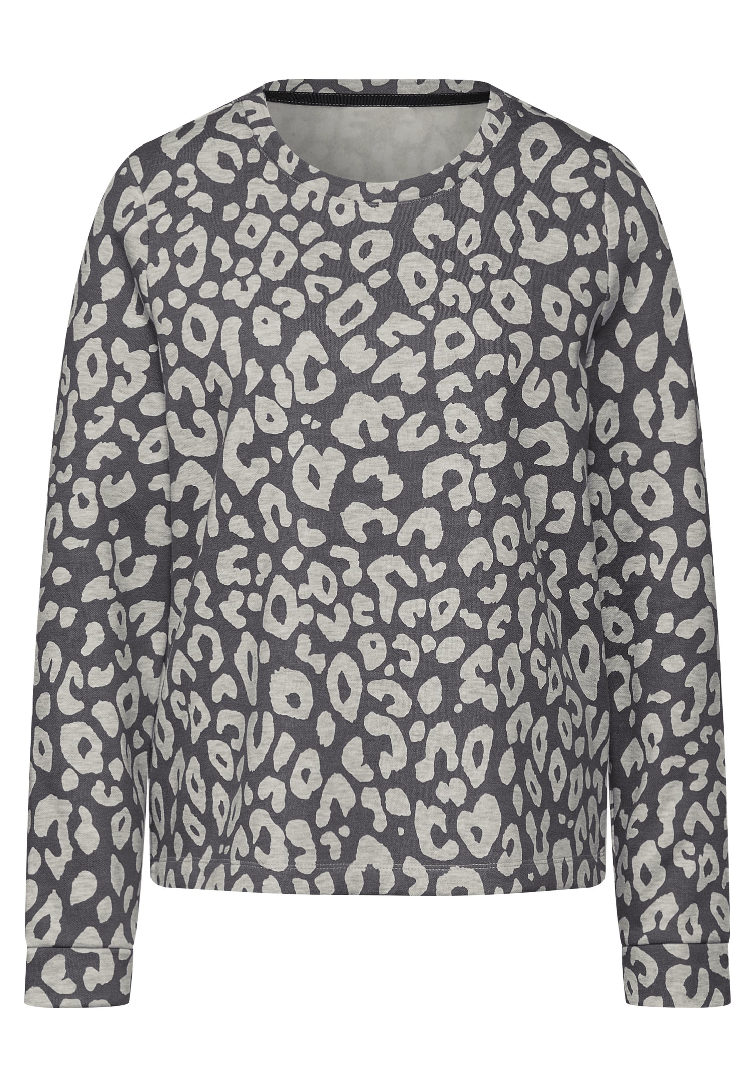Street One Sweatshirt Damen Leo-Look Tragekomfort Baumwollmix