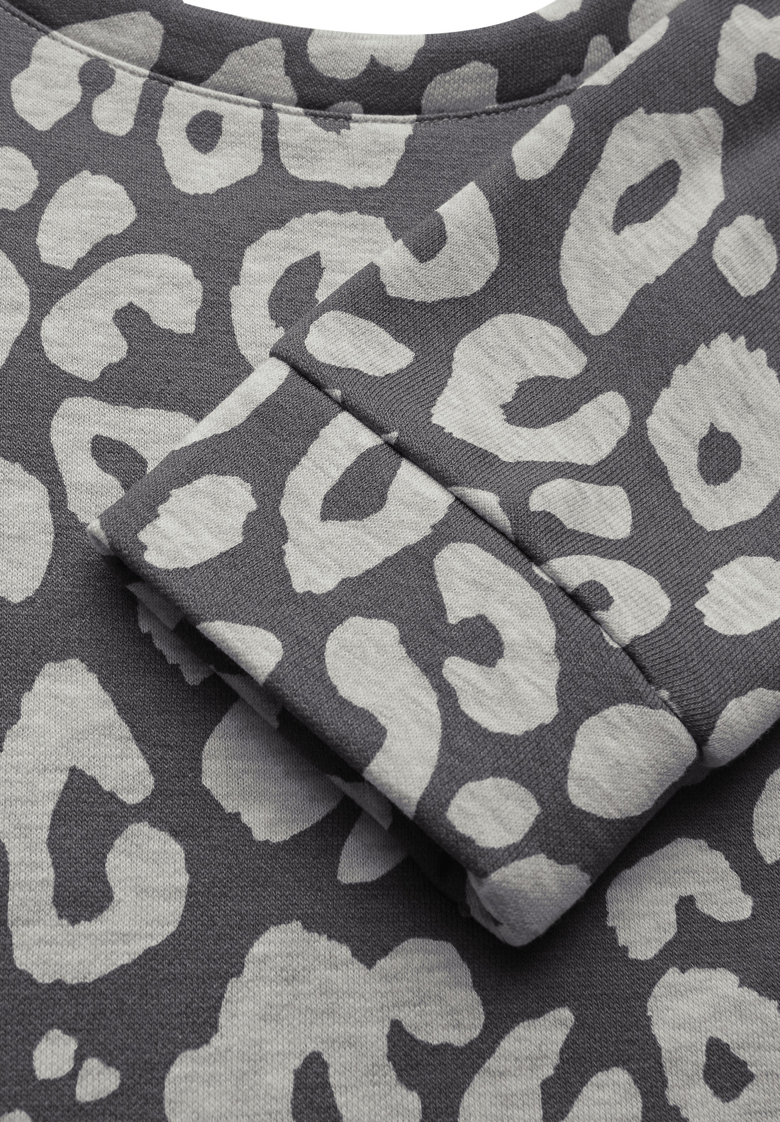 Street One Sweatshirt Damen Leo-Look Tragekomfort Baumwollmix