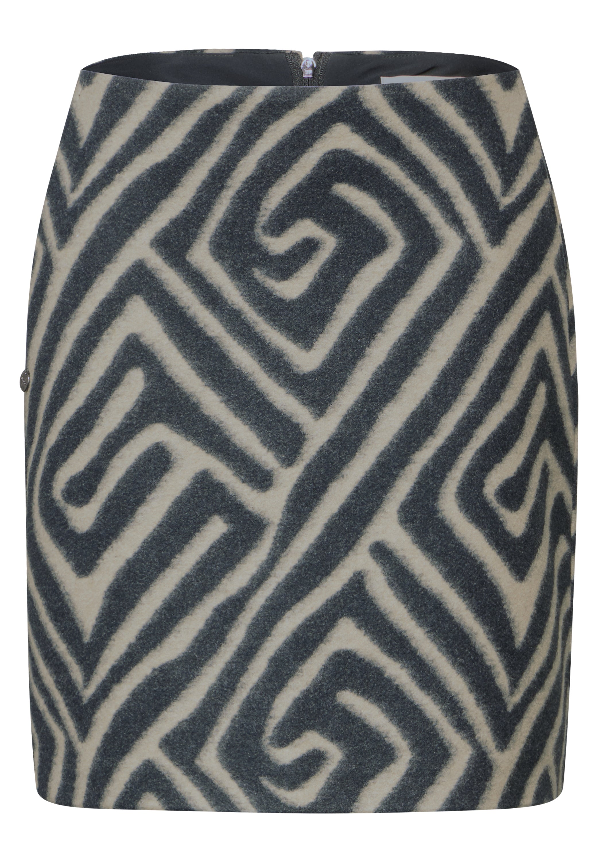 Street One Knielanger Rock Damen mit geometrischem Muster