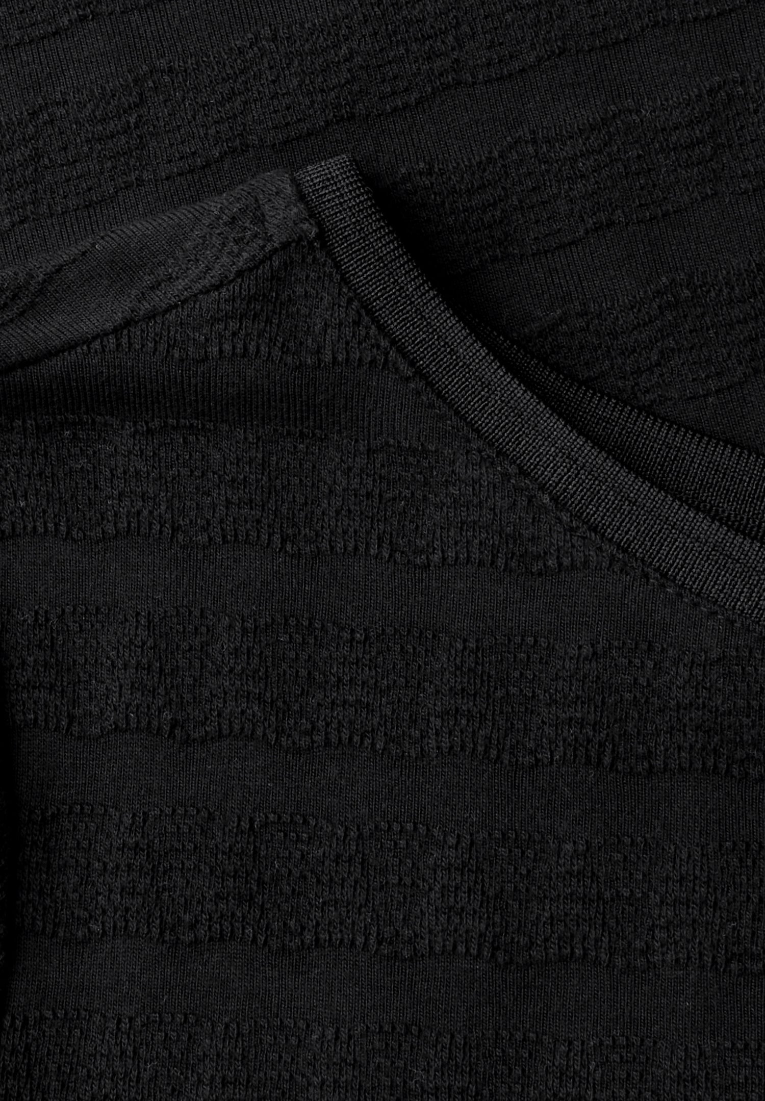Street One Strukturshirt Damen eleganter U-Boot-Ausschnitt