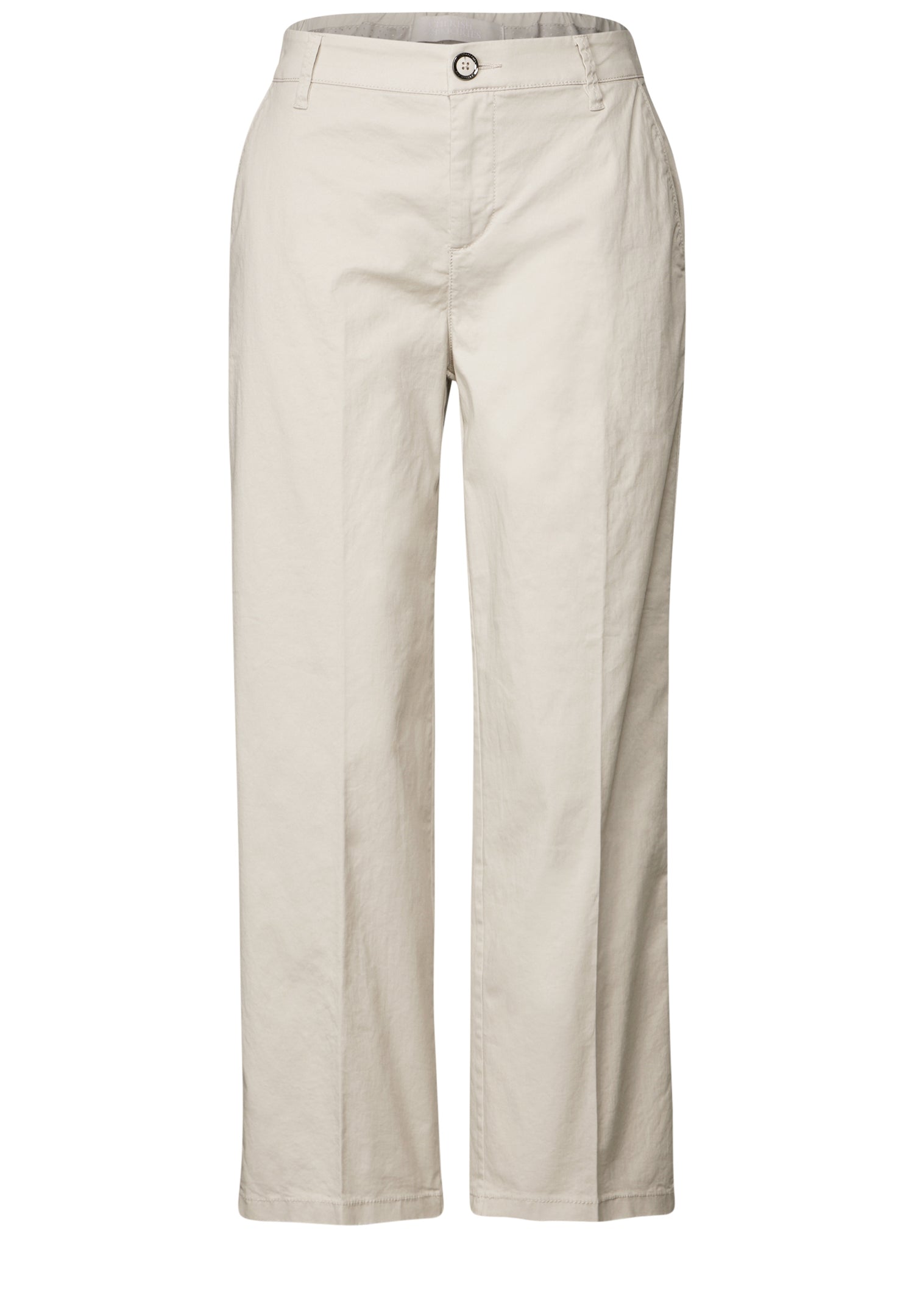 Street One Straight Leg Chino Damen Bequeme Mid Waist Hose