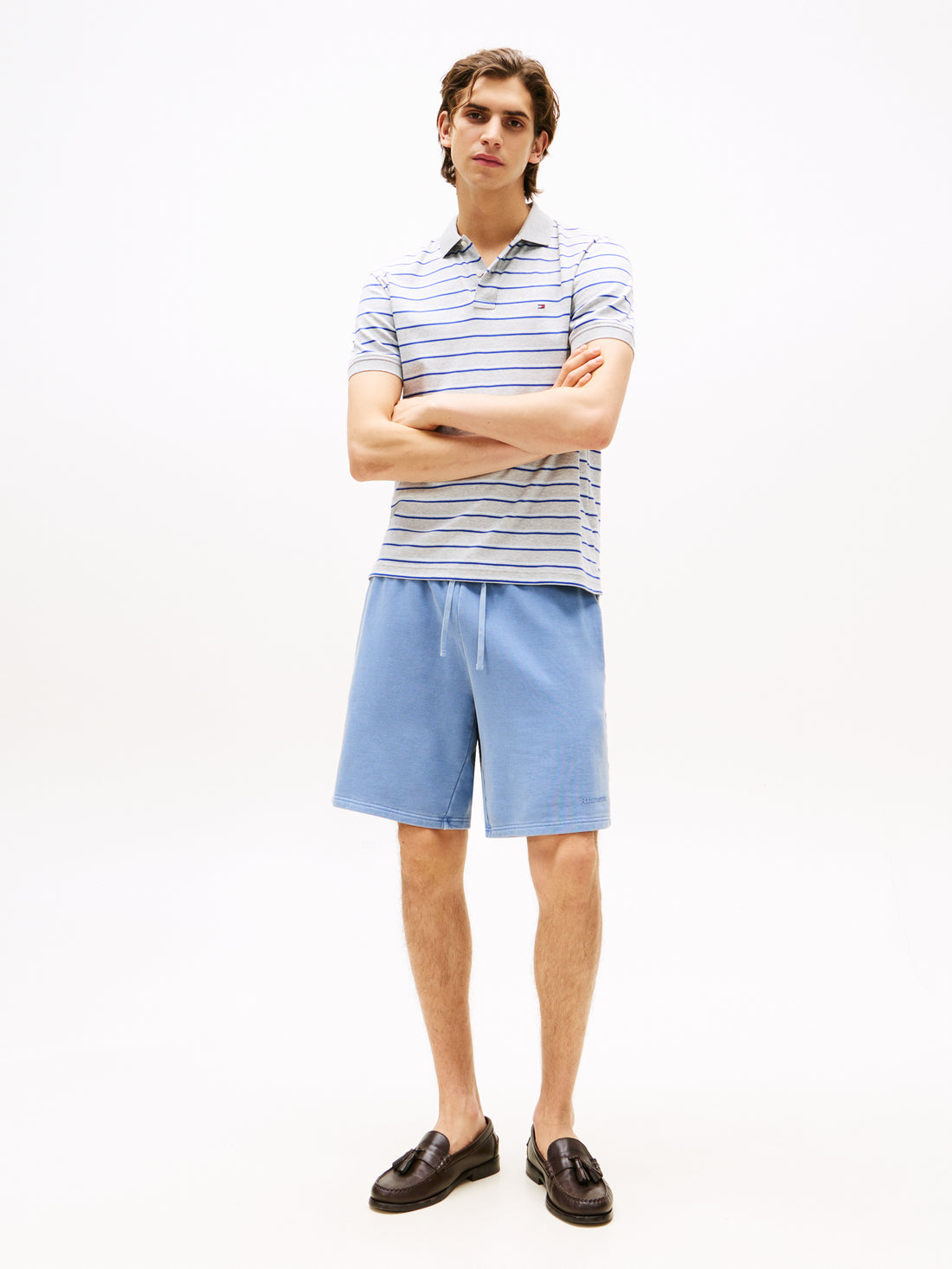 GMD SWEATSHORT Herren brisk blue