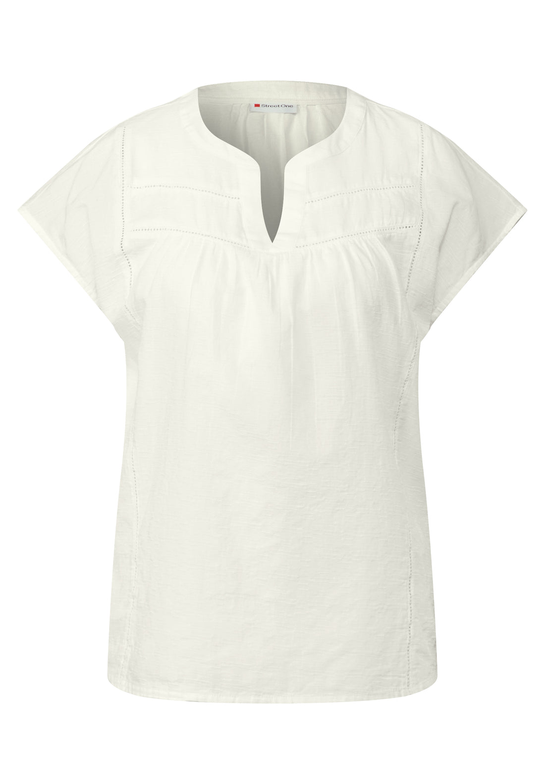 Street One Bluse Damen luftig mit dekorativen Tape-Details