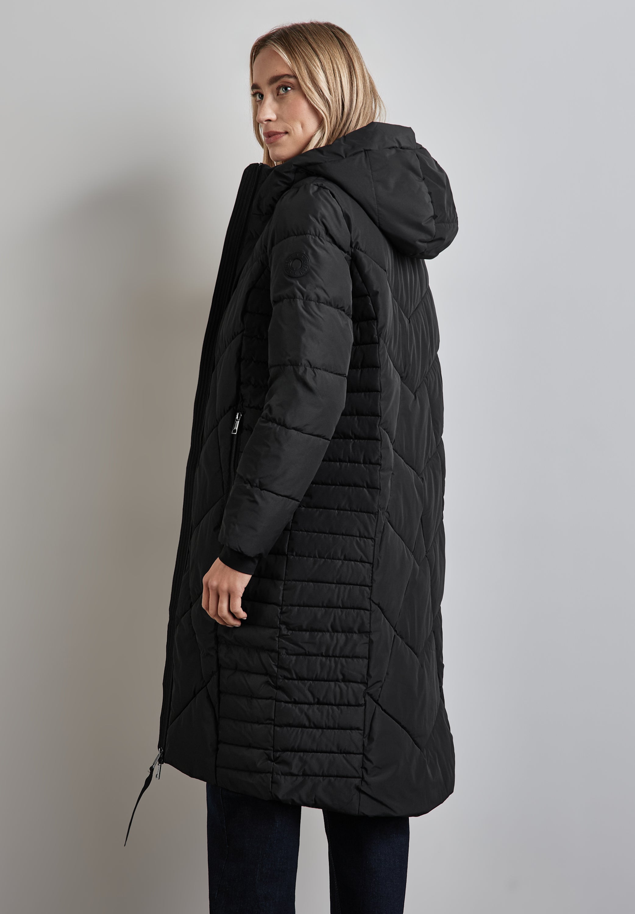 Street One Lange Jacke Damen Wasserabweisend