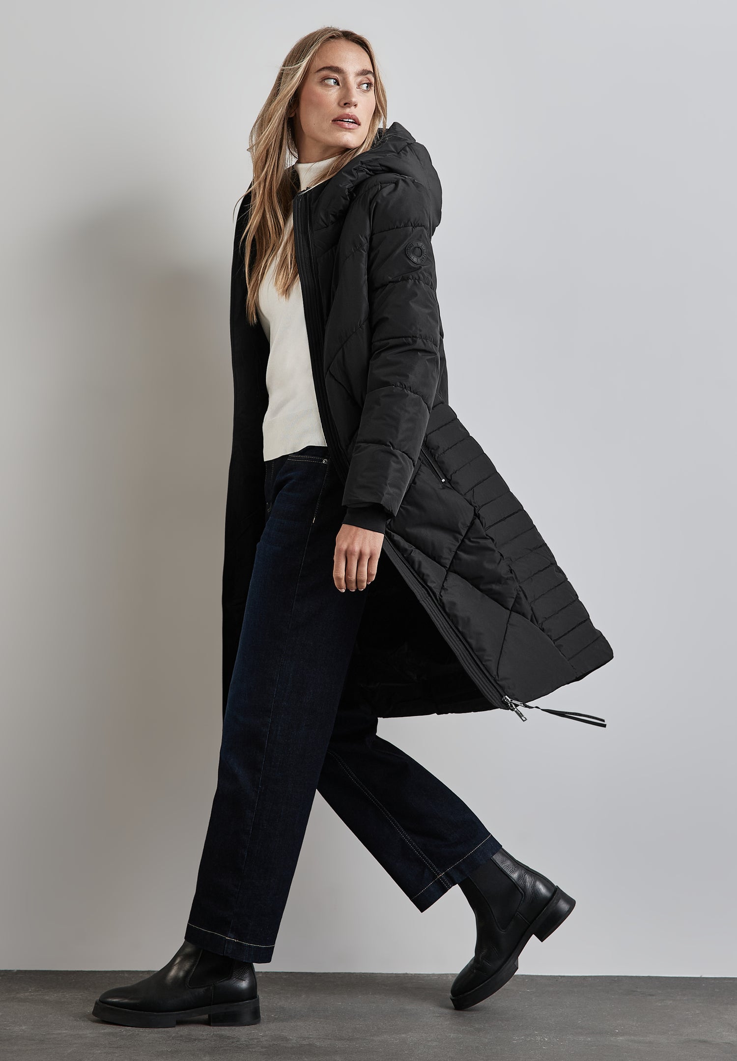 Street One Lange Jacke Damen Wasserabweisend