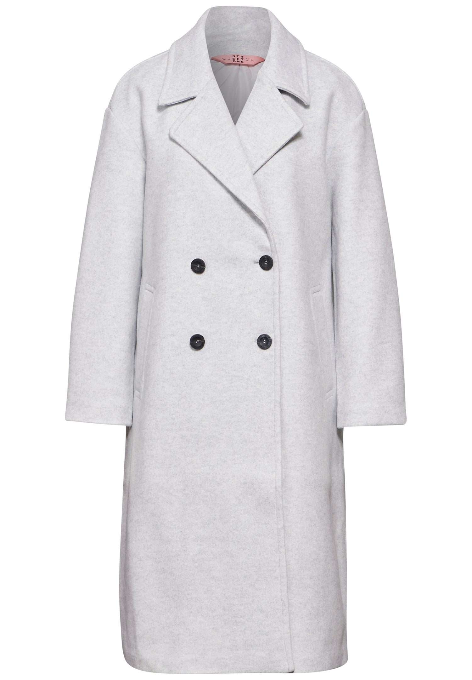 Street One Oversize Mantel Damen eleganter Woll-Optik
