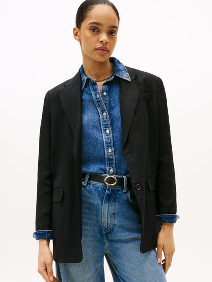 Sportswear Division ESS LINEN RELAXED BLAZER Damen Leinenmischung