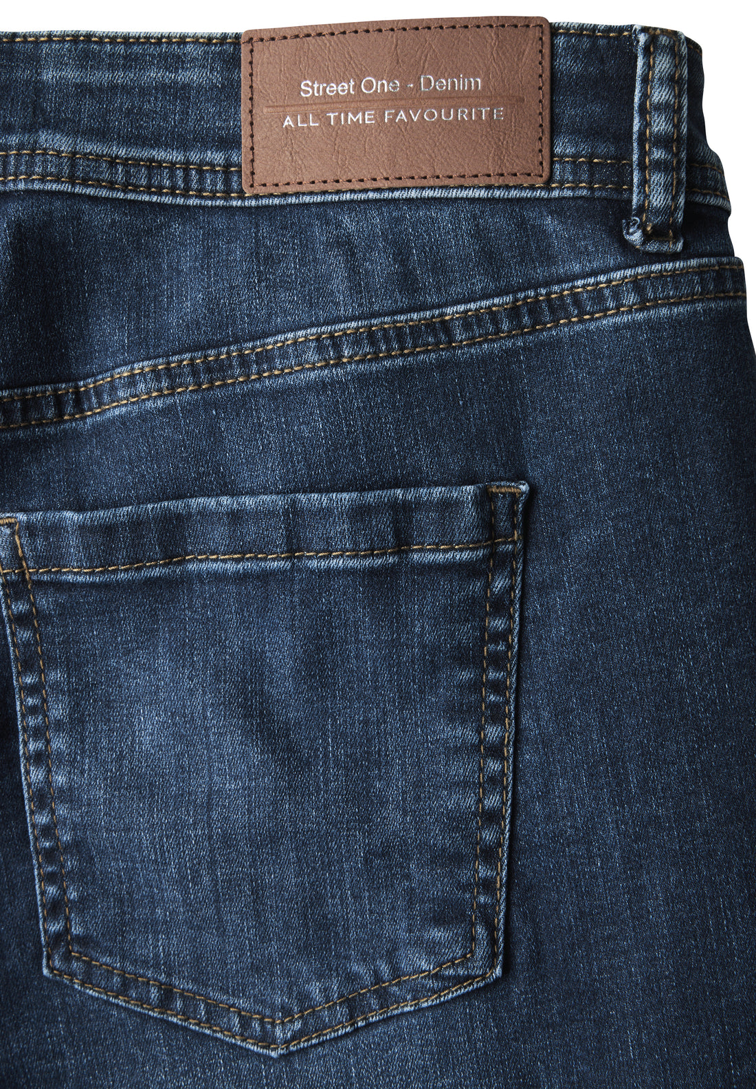 Street One Casual Fit Jeans Damen Slim Legs Mid Waist Baumwollmix