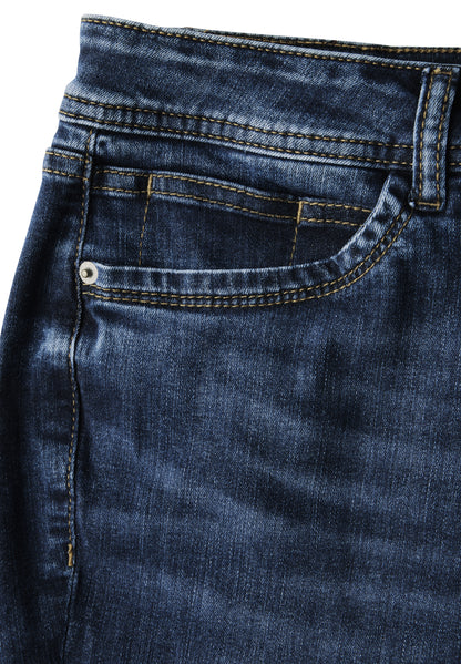 Street One Casual Fit Jeans Damen Slim Legs Mid Waist Baumwollmix