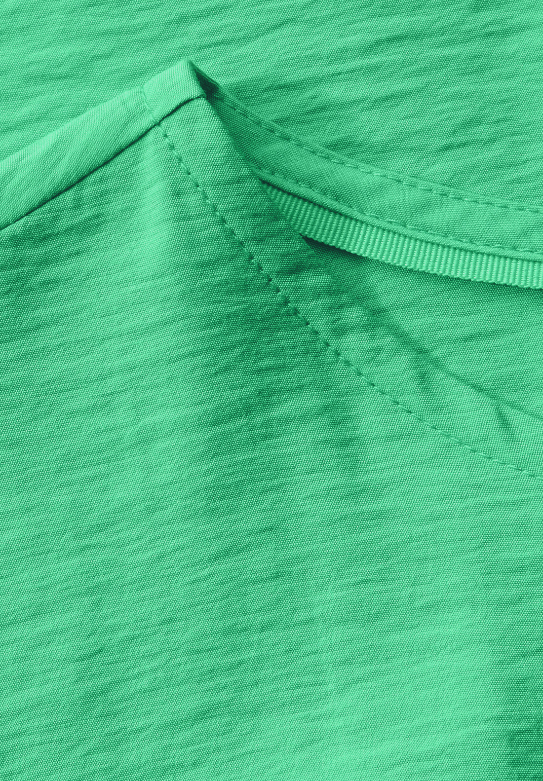 Street One Damenbluse Kurzarm Rundhalsausschnitt Tunnelzug Blau