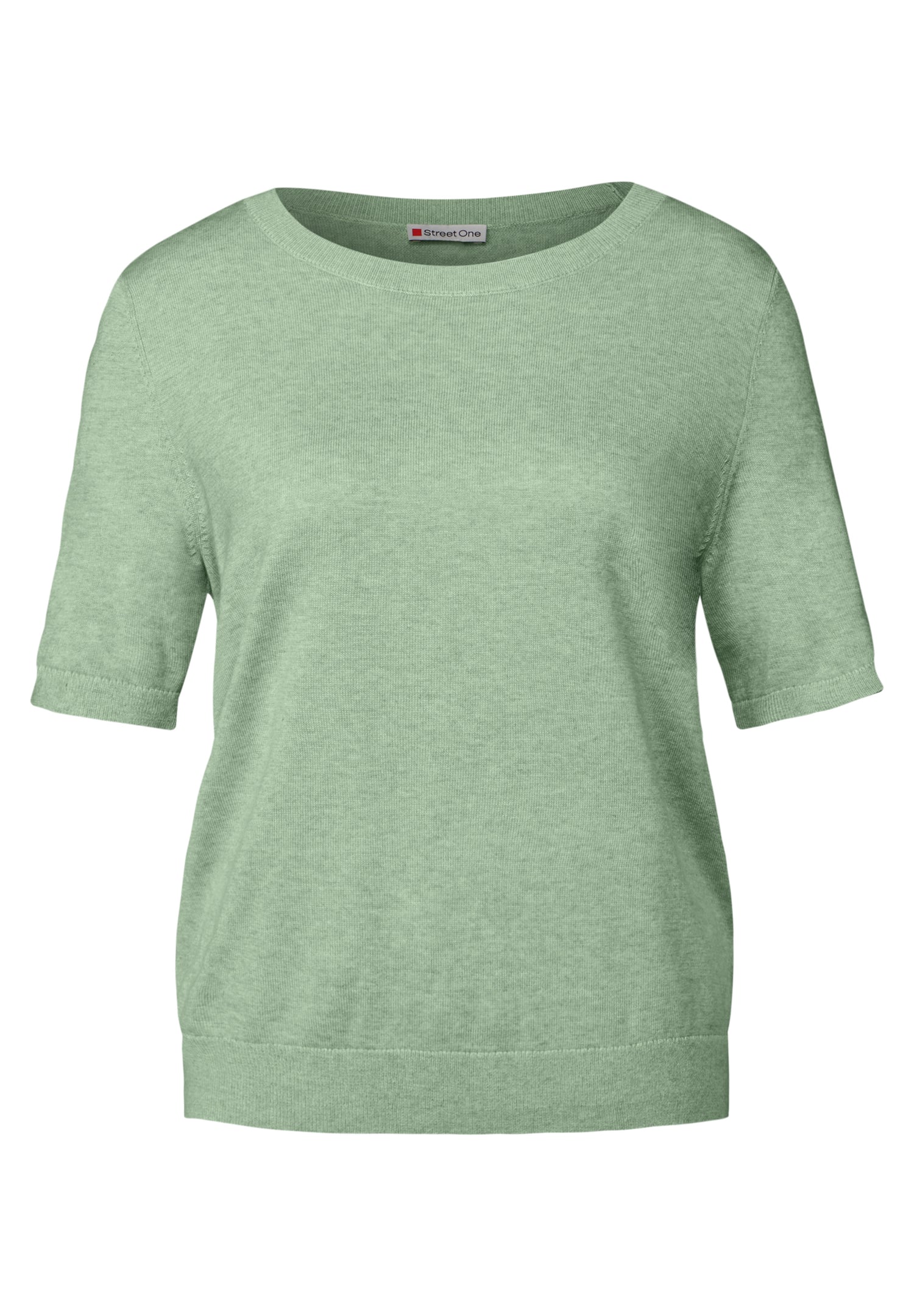 Street One Strickpullover Damen Kurzarm Klassisch Bequem
