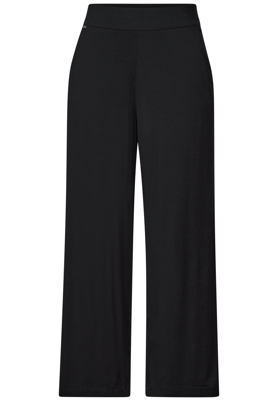Street One Emee Wide Leg Jersey-Hose Damen Sommerhose High Waist Loose Fit