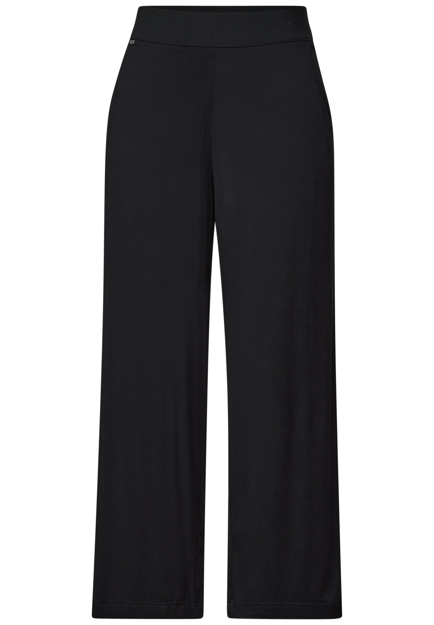 Street One Emee Wide Leg Jersey-Hose Damen Sommerhose High Waist Loose Fit