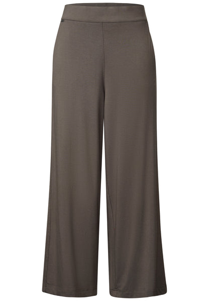 Street One Emee Wide Leg Jersey-Hose Damen Sommerhose High Waist Loose Fit
