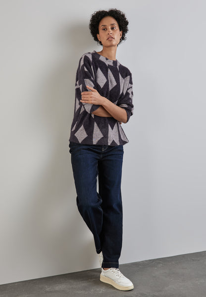 Street One Damenshirt Turtleneck 3/4-Arm Besonders Weich