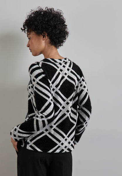 Street One Langarmshirt Damen Flauschige Federgarn-Qualität